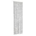VidaXL Zasłona przeciwko owadom, szara, 56x185 cm, szenil
