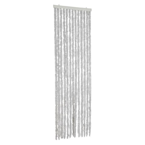 VidaXL Zasłona przeciwko owadom, szara, 56x185 cm, szenil