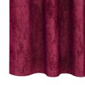 VidaXL Zasłony z weluru 2 pcs czerwone wino 245 x 140 cm Aksamit
