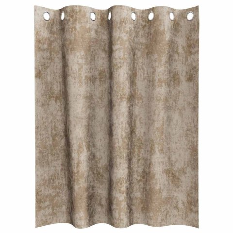 VidaXL Zasłony z weluru 2 pcs szampański 140 x 140 cm Aksamit