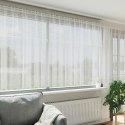 VidaXL Firanka Koronkowa z zasłonami Biały 160 x 600 cm Poliester