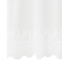 VidaXL Firanka Koronkowa z zasłonami Biały 160 x 600 cm Poliester
