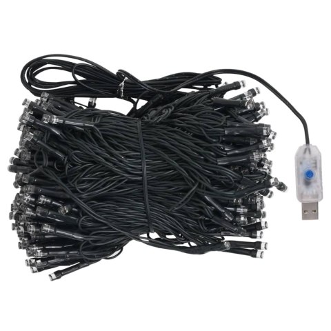 61-CZ. ZESTAW BOMBEK NA CHOINKĘ ZE SZPICEM 150 LED BIAŁO-SZARY