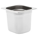 POJEMNIKI GASTRONOMICZNE GN 1/6 150 MM STAL NIERDZEWNA BEMAR ZESTAW 8 SZTUK
