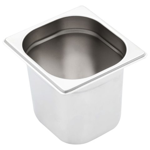 POJEMNIKI GASTRONOMICZNE GN 1/6 150 MM STAL NIERDZEWNA BEMAR ZESTAW 8 SZTUK