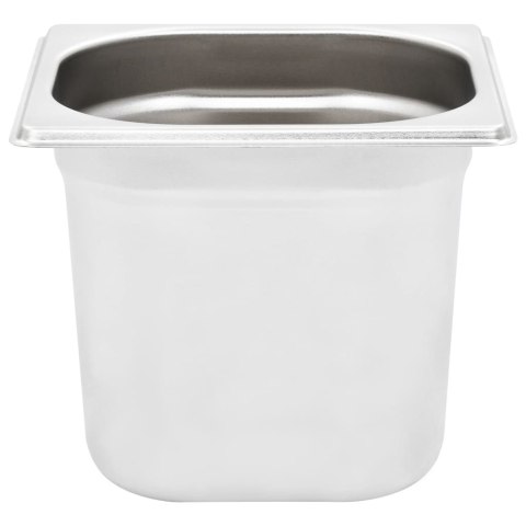 POJEMNIKI GASTRONOMICZNE GN 1/6 150 MM STAL NIERDZEWNA BEMAR ZESTAW 8 SZTUK