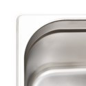 POJEMNIKI GASTRONOMICZNE GN 1/6 150 MM STAL NIERDZEWNA BEMAR ZESTAW 8 SZTUK