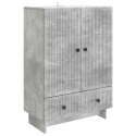 VidaXL Bufet Betonowy Szary 66 x 34,5 x 95 cm Drewno inżynieryjne