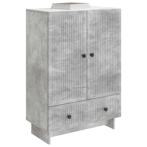 VidaXL Bufet Betonowy Szary 66 x 34,5 x 95 cm Drewno inżynieryjne