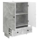 VidaXL Bufet Betonowy Szary 66 x 34,5 x 95 cm Drewno inżynieryjne