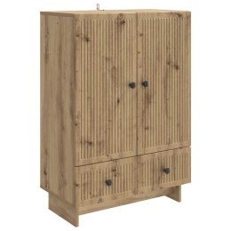 VidaXL Bufet Dąb Rzemieślniczy 66 x 34,5 x 95 cm Drewno inżynieryjne