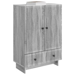 VidaXL Bufet Szary Sonoma 66 x 34,5 x 95 cm Drewno inżynieryjne
