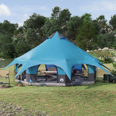 VidaXL Namiot rodzinny Niebieski 10-osobowy