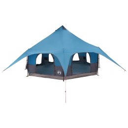 VidaXL Namiot rodzinny Niebieski 10-osobowy