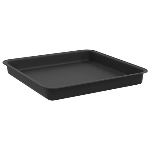 VidaXL Doniczki 24 pcs Czarny 23 x 23 x 17,5 cm Z tworzywa sztucznego