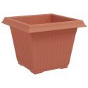VidaXL Doniczki 6 pcs Czerwony ceglasty 28,5 x 28,5 x 22 cm