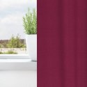VidaXL Firany blackout z kółkami 2 pcs Czerwone wino 140 x 140 cm