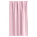 VidaXL Firany blackout z kółkami 2 pcs Dziecięcy róż 140 x 140 cm