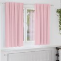 VidaXL Firany blackout z kółkami 2 pcs Dziecięcy róż 175 x 140 cm