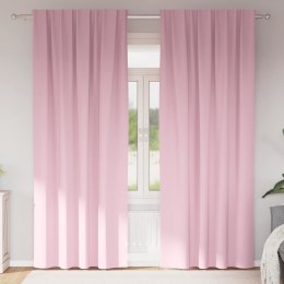 VidaXL Firany blackout z kółkami 2 pcs Dziecięcy róż 225 x 140 cm