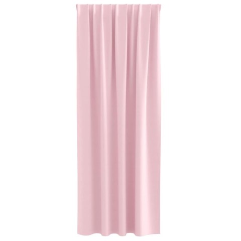 VidaXL Firany blackout z kółkami 2 pcs Dziecięcy róż 225 x 140 cm