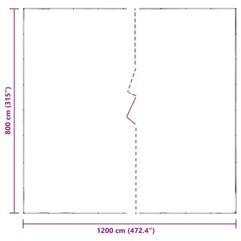 PLANDEKA PRZEZROCZYSTA OCHRONNA PE MOCNA Z OCZKAMI I NAROŻNIKAMI 8X12M 80G/M2