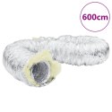 VidaXL Przewód wentylacyjny, izolowany, aluminiowy, 6 m, Ø10 cm