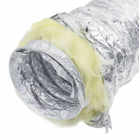 VidaXL Przewód wentylacyjny, izolowany, aluminiowy, 6 m, Ø10 cm