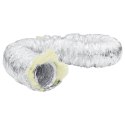 VidaXL Przewód wentylacyjny, izolowany, aluminiowy, 6 m, Ø12,5 cm