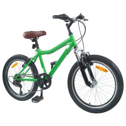 VidaXL Rower Dziecięcy 24 Cali 6-Speed dla dzieci w wieku 8-12 lat