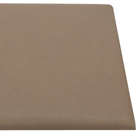 VidaXL Wejściowy zagłówek 12 pcs Cappuccino 90 x 30 cm tkanina