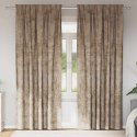 VidaXL Zasłony z weluru 2 pcs szampański 245 x 140 cm Aksamit