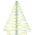 VidaXL Choinka z 160 diodami LED Ciepła biel 150 cm PET