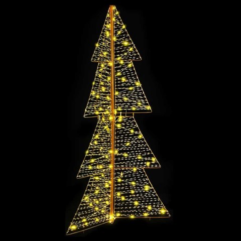 VidaXL Choinka z 160 diodami LED Ciepła biel 150 cm PET