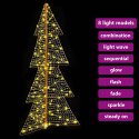 VidaXL Choinka z 160 diodami LED Ciepła biel 150 cm PET