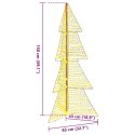 VidaXL Choinka z 160 diodami LED Ciepła biel 150 cm PET