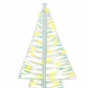 VidaXL Choinka z 240 diodami LED Ciepła biel 180 cm PET