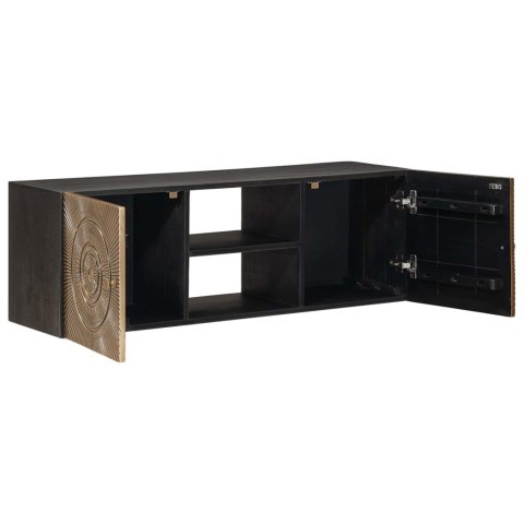 VidaXL Szafka pod telewizor z półką Mosiądz 105 x 30 x 35 cm
