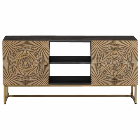 VidaXL Szafka pod telewizor z szufladą Mosiądz 105 x 30 x 50 cm