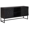 VidaXL Szafka pod telewizor z szufladą z półką Czarny 105 x 30 x 54 cm