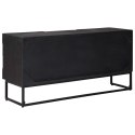 VidaXL Szafka pod telewizor z szufladą z półką Czarny 105 x 30 x 54 cm