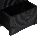 VidaXL Szafka pod telewizor z szufladą z półką Czarny 105 x 30 x 54 cm