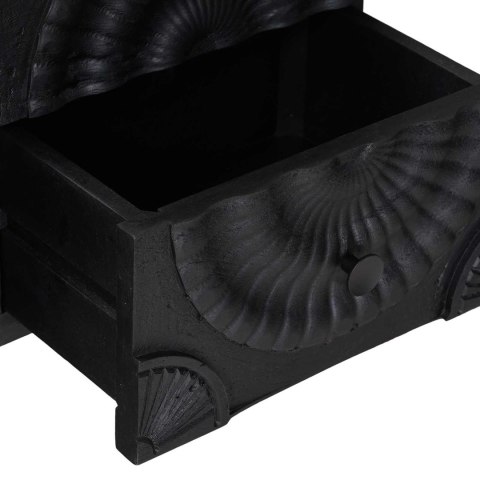 VidaXL Szafka pod telewizor z szufladą z półką Czarny 105 x 30 x 54 cm