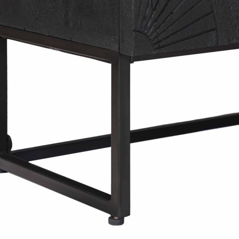 VidaXL Szafka pod telewizor z szufladą z półką Czarny 105 x 30 x 54 cm