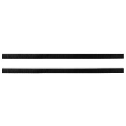 VidaXL Szczotki uszczelniające do drzwi samoprzylepne 2 pcs Biały
