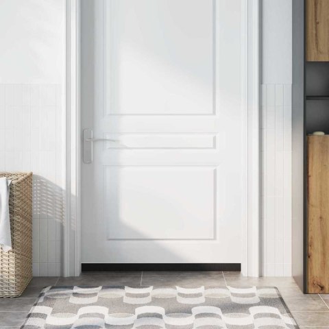 VidaXL Szczotki uszczelniające do drzwi samoprzylepne 6 pcs Biały