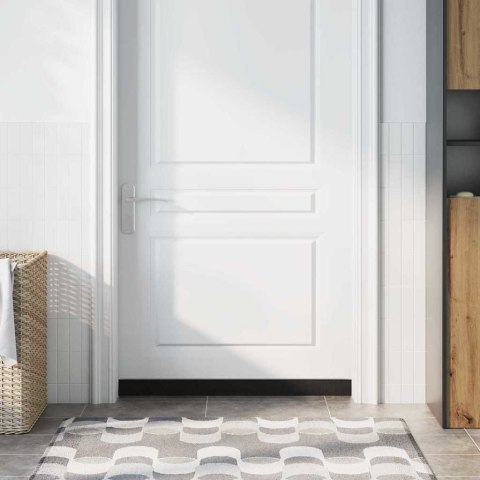 VidaXL Szczotki uszczelniające do drzwi samoprzylepne 6 pcs Srebrny