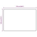 VidaXL Chodnik dywanowy MARSA Beżowy 120 x 170 cm Poliester i PVC
