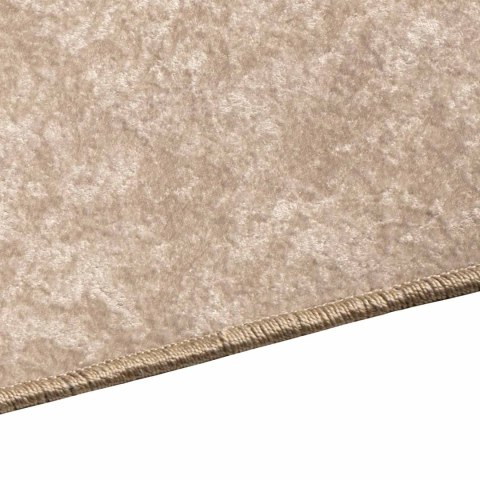 VidaXL Chodnik dywanowy MARSA Beżowy 150 x 230 cm Poliester i PVC