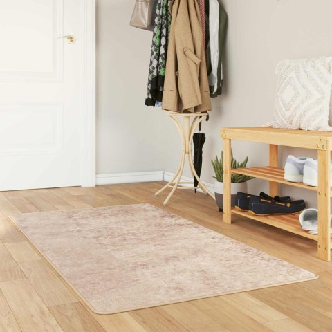 VidaXL Chodnik dywanowy MARSA Beżowy 80 x 200 cm Poliester i PVC